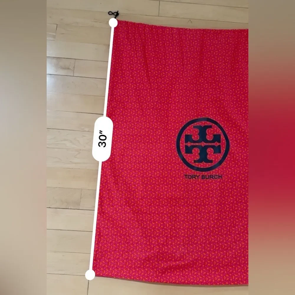 Tory Burch Extra Large 25X30 Logo Printed Dust Bag